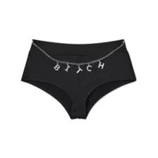 Bitch Charm Chain Booty Shorts at Spencer's