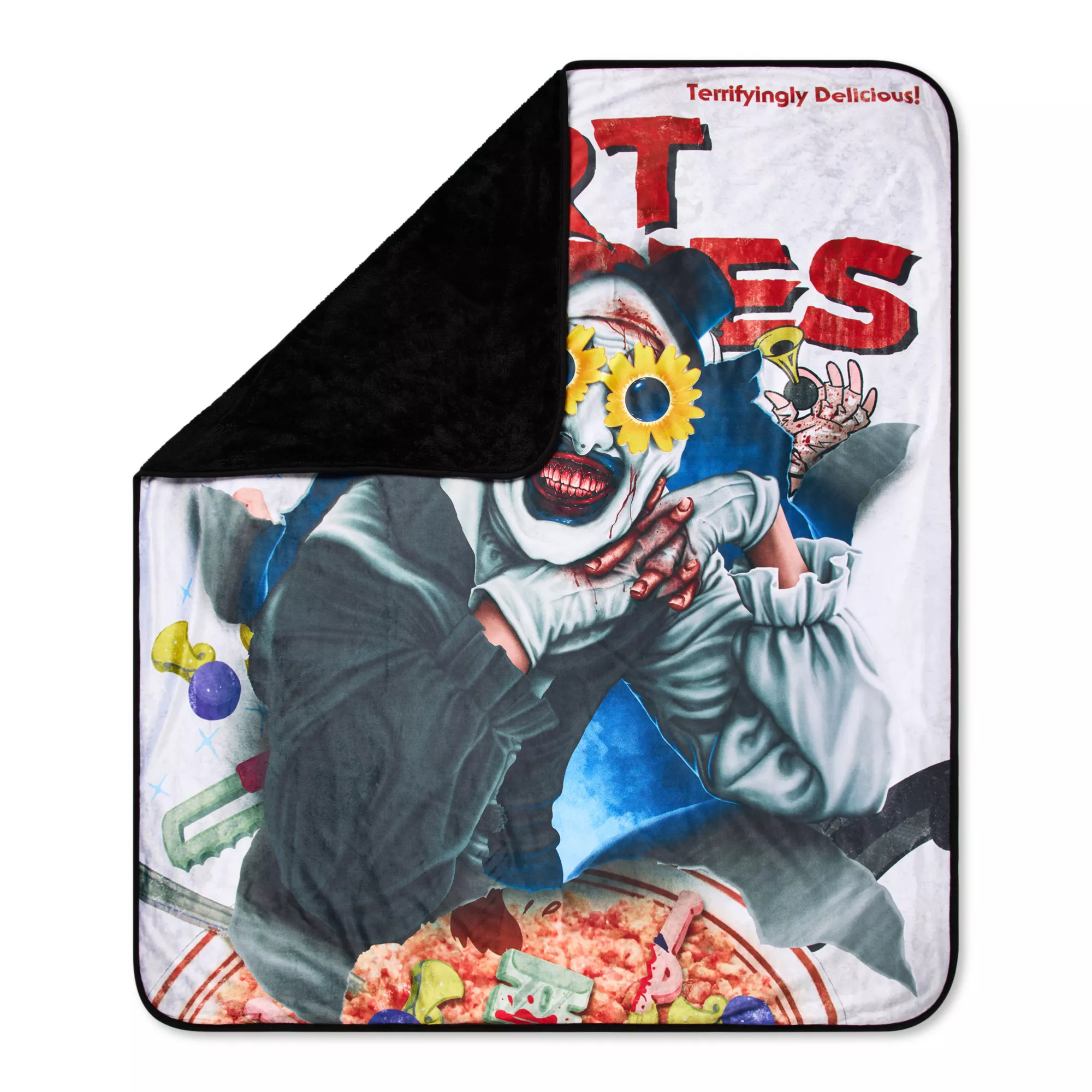 Art Crispies Fleece Blanket - Terrifier at Spencer's