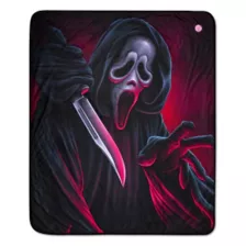 Ghost Face Knife Double Sided Fleece Blanket at Spencer's
