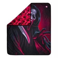 Ghost Face Knife Double Sided Fleece Blanket at Spencer's