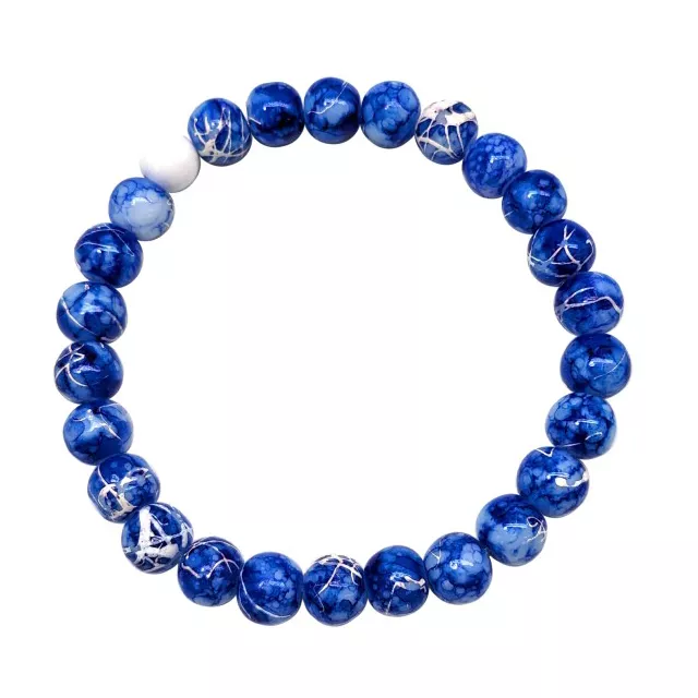Blue and White Long Distance Bracelets - 2 Pack at Spencer's