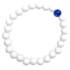 Blue and White Long Distance Bracelets - 2 Pack at Spencer's