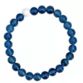 Navy and White Long Distance Bracelets - 2 Pack at Spencer's