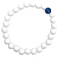 Navy and White Long Distance Bracelets - 2 Pack at Spencer's
