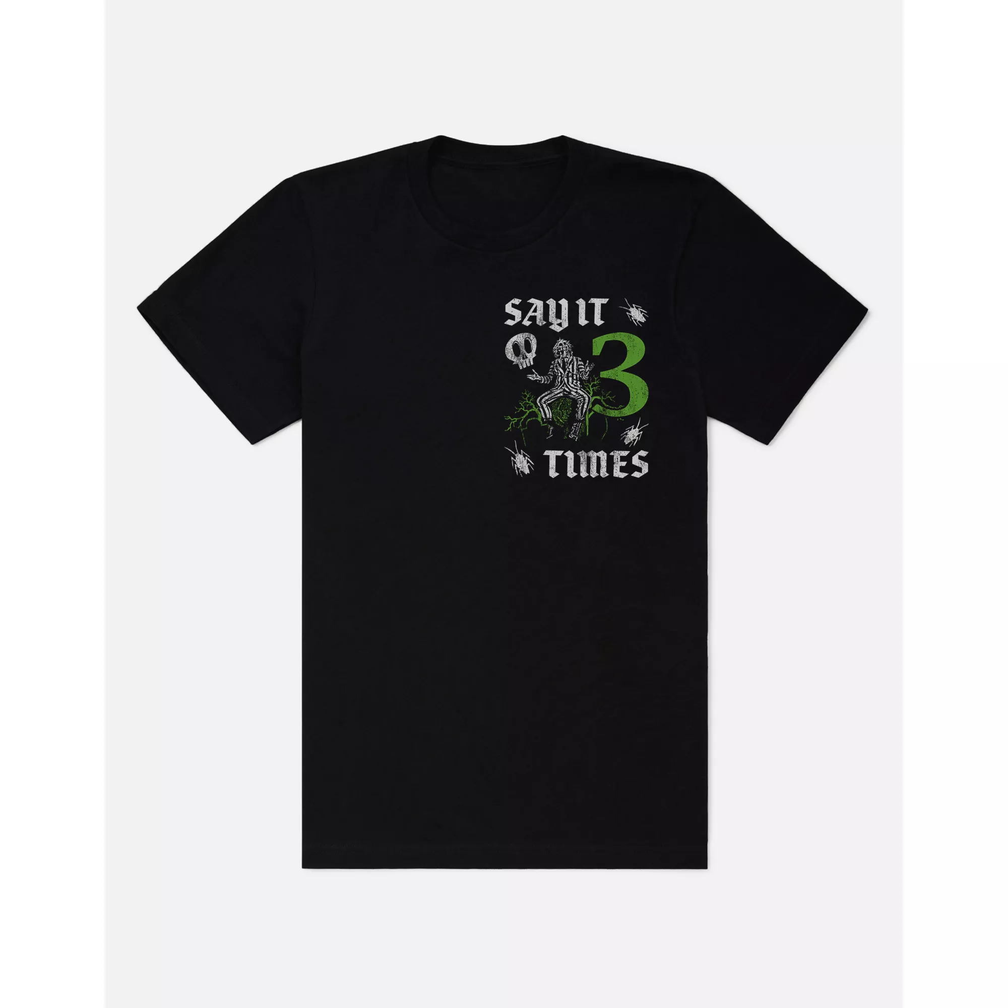 Beetlejuice Say It Three Times T Shirt at Spencer's