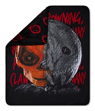 Split Face Sam Fleece Blanket - Trick 'r Treat