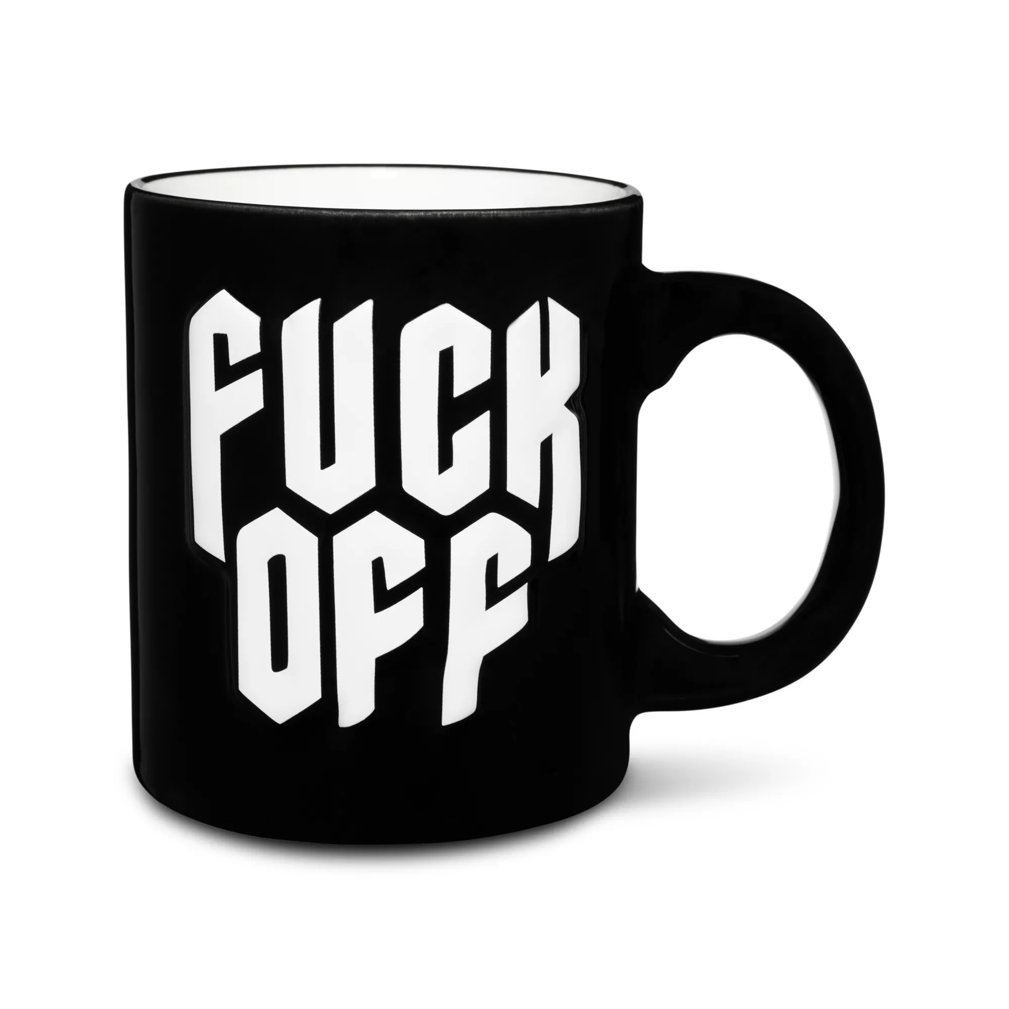 Fuck Off Embossed Coffee Mug - 20 oz. at Spencer's
