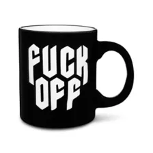 Fuck Off Embossed Coffee Mug - 20 oz. at Spencer's