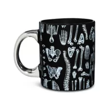 Anatomy Skeleton Glass Coffee Mug at Spencer's