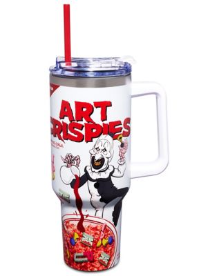 Art Crispies Travel Tumbler with Straw