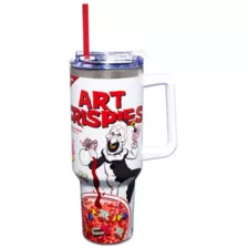 Art Crispies Travel Tumbler with Straw 40 oz. - Terrifier at Spencer's