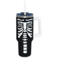 Rhinestone Ribcage Travel Tumbler with Straw - 40 oz. at Spencer's