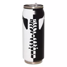 Black and White Ribcage Can Water Bottle - 17 oz. at Spencer's