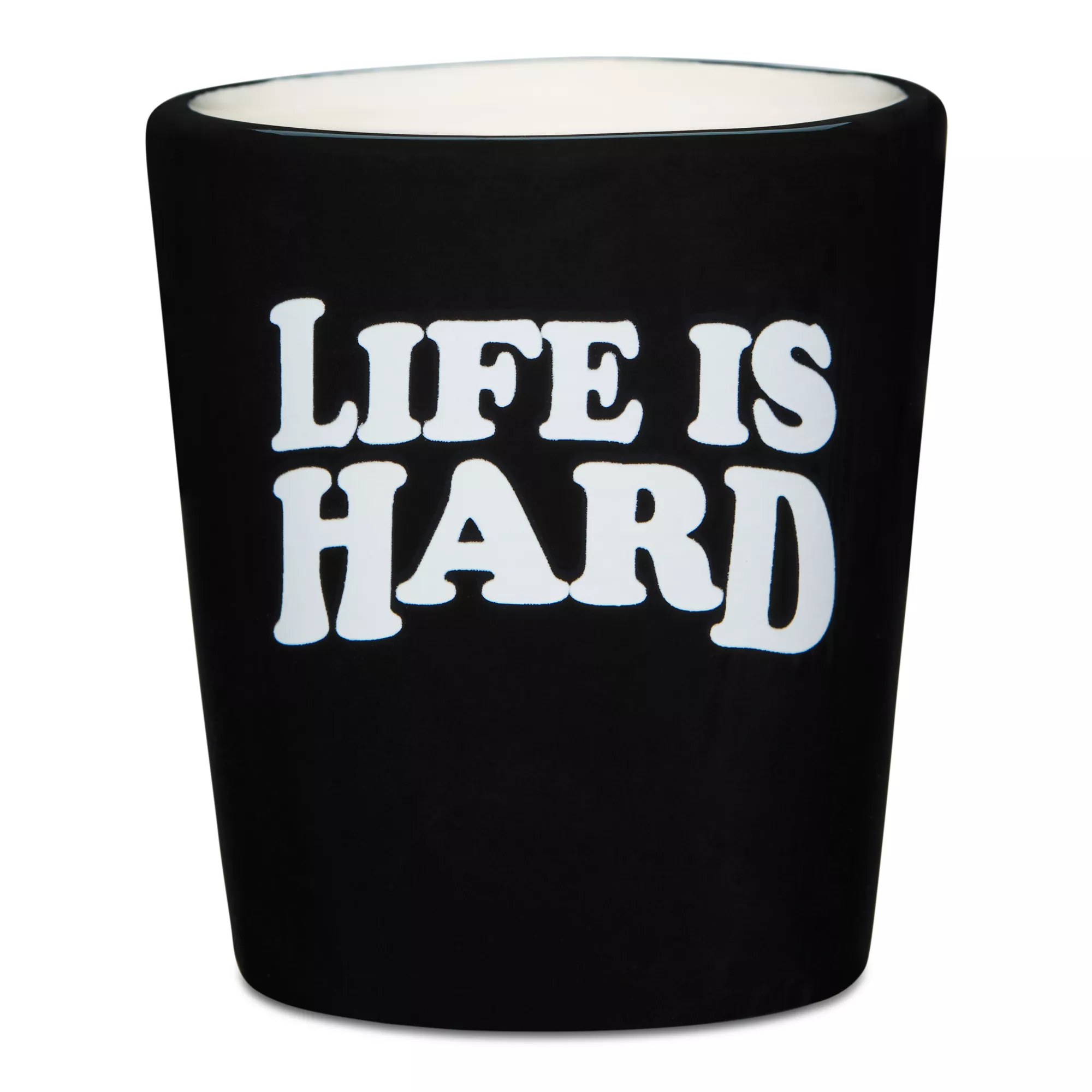 Life is Hard Inner Molded Penis Shot Glass - 2 oz. at Spencer's