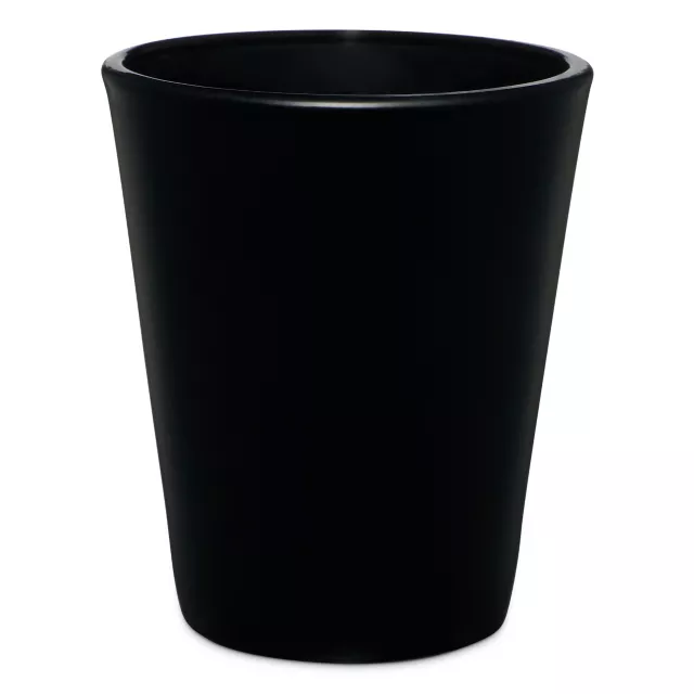 Black and Pink Ghost Face Glitter Shot Glass - 2 oz.