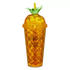 Pineapple Wanna Fuck Dome Cup with Straw - 20 oz. at Spencer's