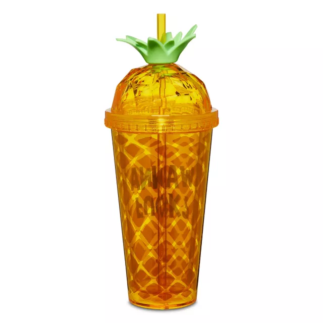 Pineapple Wanna Fuck Dome Cup with Straw - 20 oz. at Spencer's