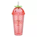 Strawberry Begging for Cream Dome Cup with Straw - 20 oz. at Spencer's