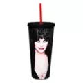 Elvira Mistress of the Dark Cup with Straw - 22 oz. at Spencer's
