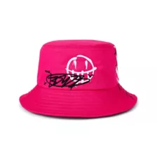 The Boys Pink Smiley Bucket Hat at Spencer's