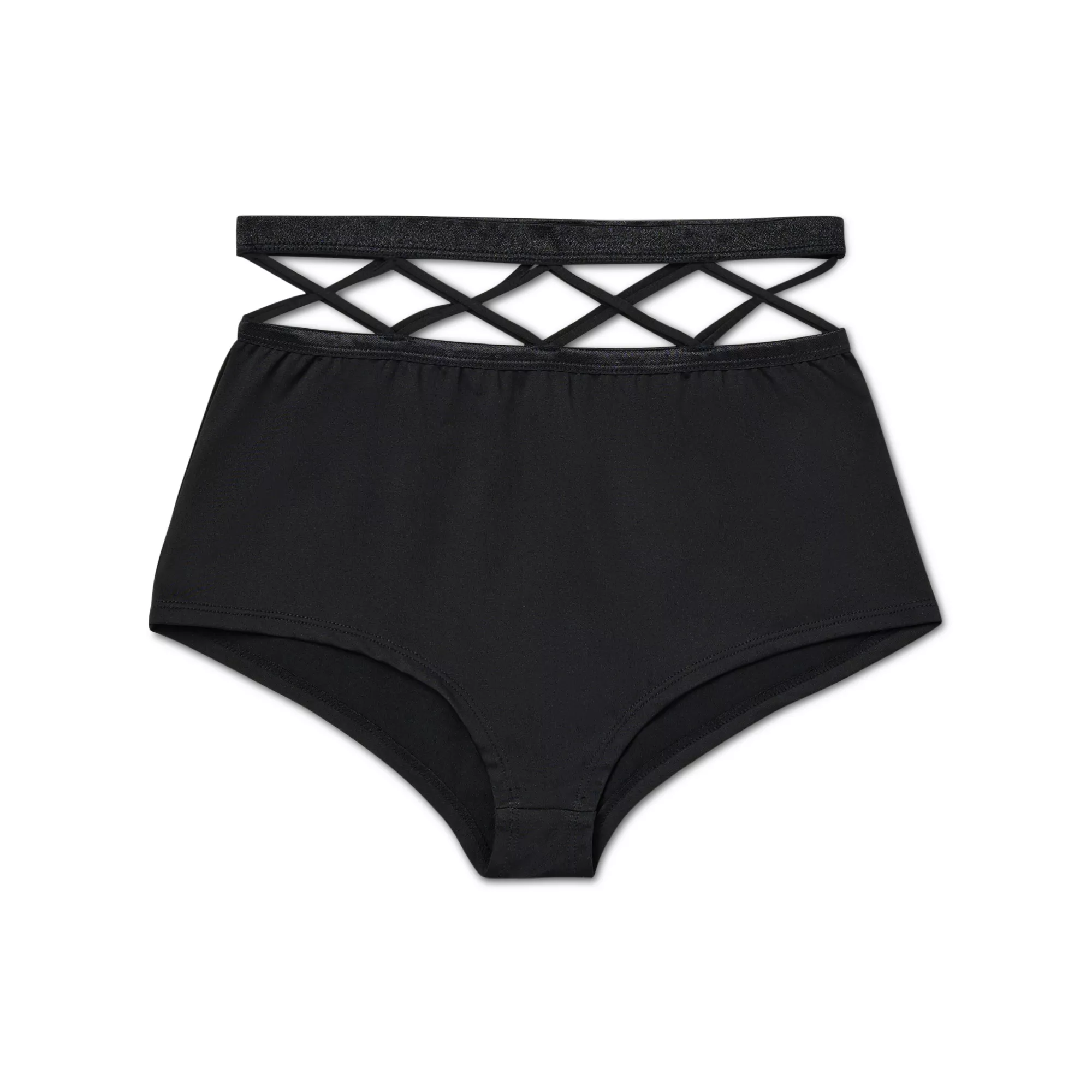 Caged Booty Shorts at Spencer's