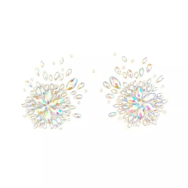 Iridescent Crystal Jewel Nipple Pasties at Spencer's