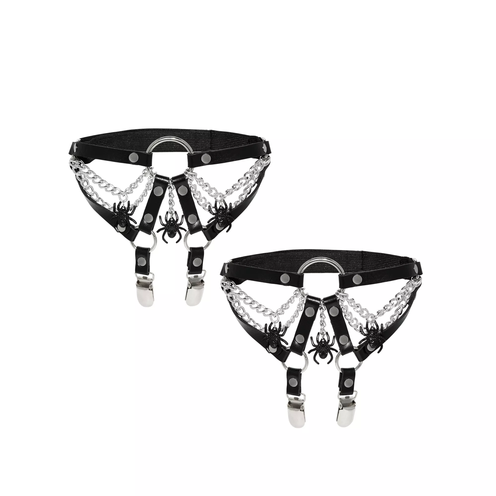 Spider Charm Leg Garters at Spencer's