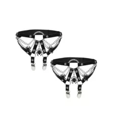 Spider Charm Leg Garters at Spencer's