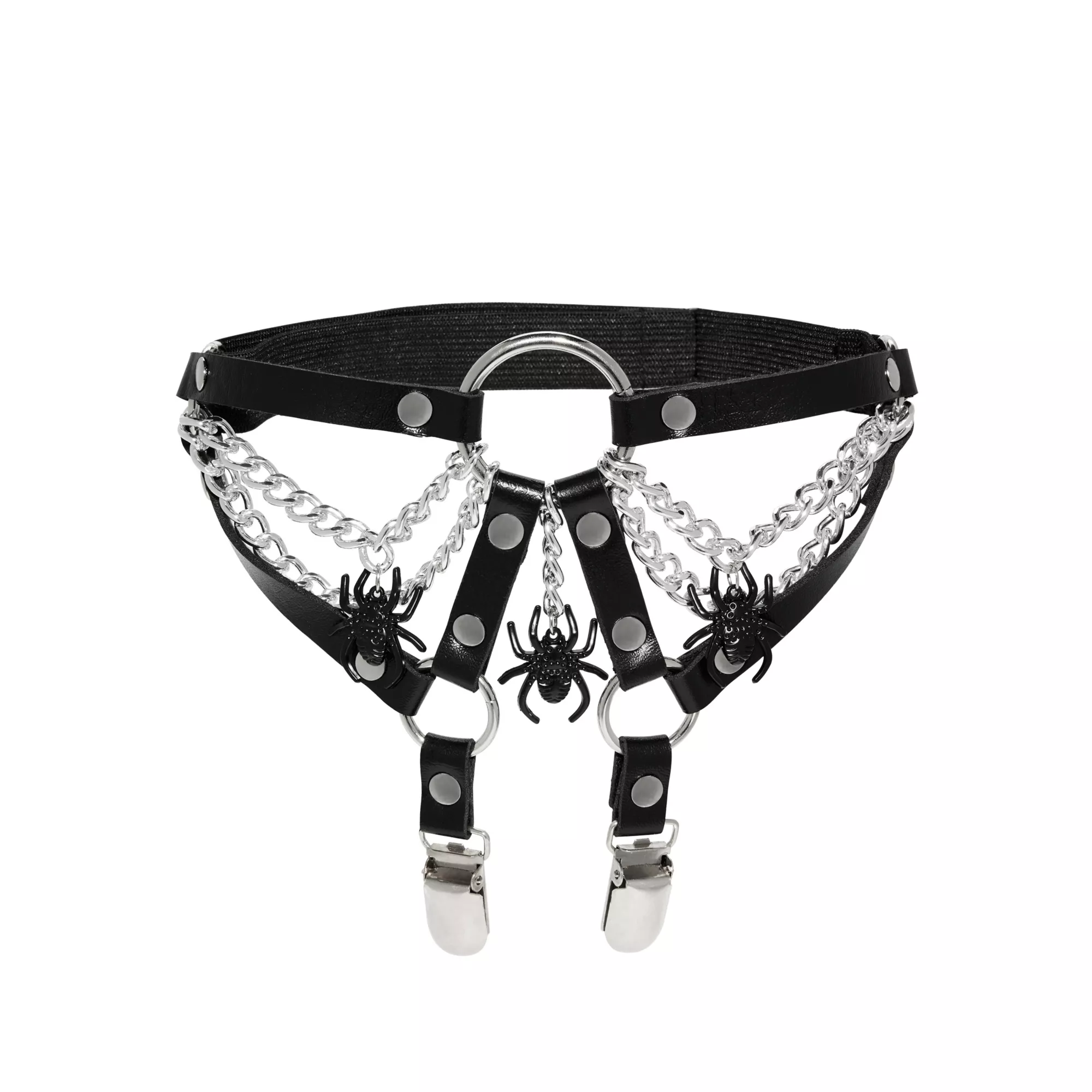 Spider Charm Leg Garters at Spencer's
