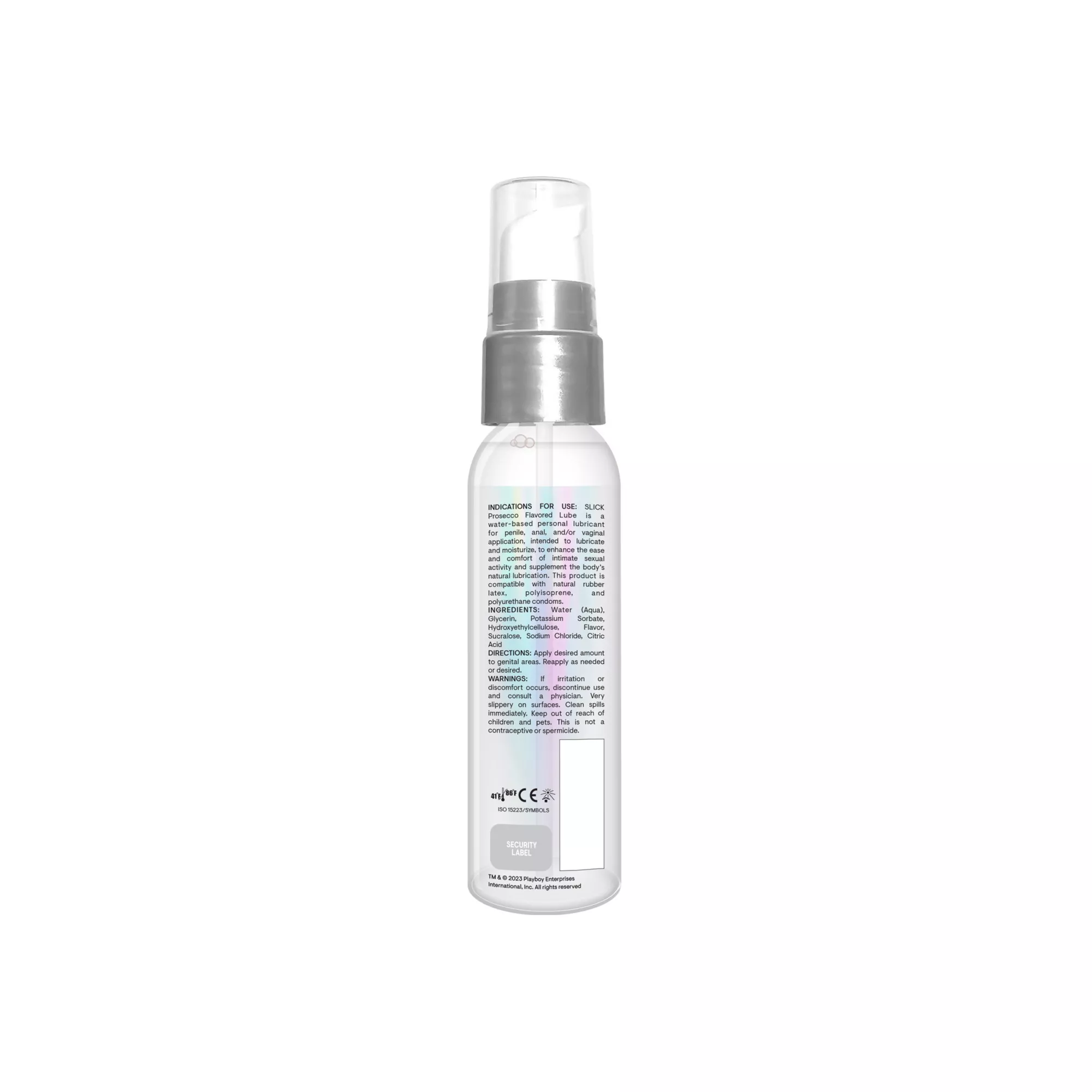 Slick Prosecco Flavored Lube 4 oz. - Playboy Pleasure at Spencer's