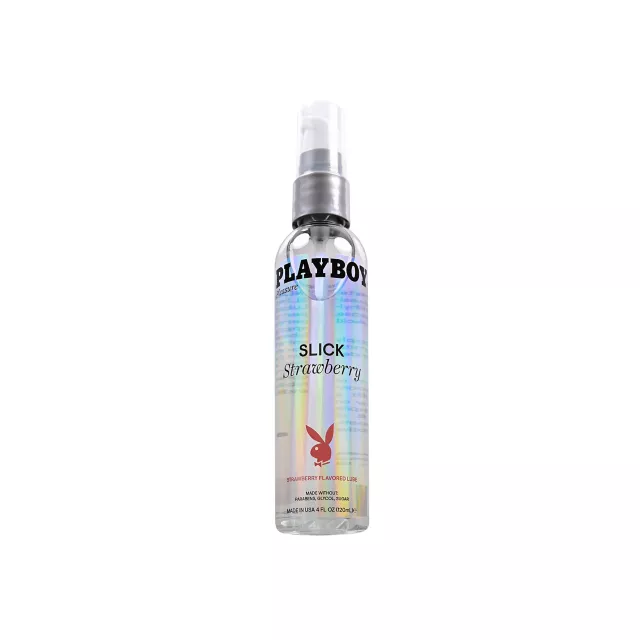 Playboy Pleasure Slick Strawberry Water-Based Lube - 4 oz. at Spencer's