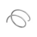 Titanium Silvertone Spiral Double Nose Ring - 20 Gauge at Spencer's