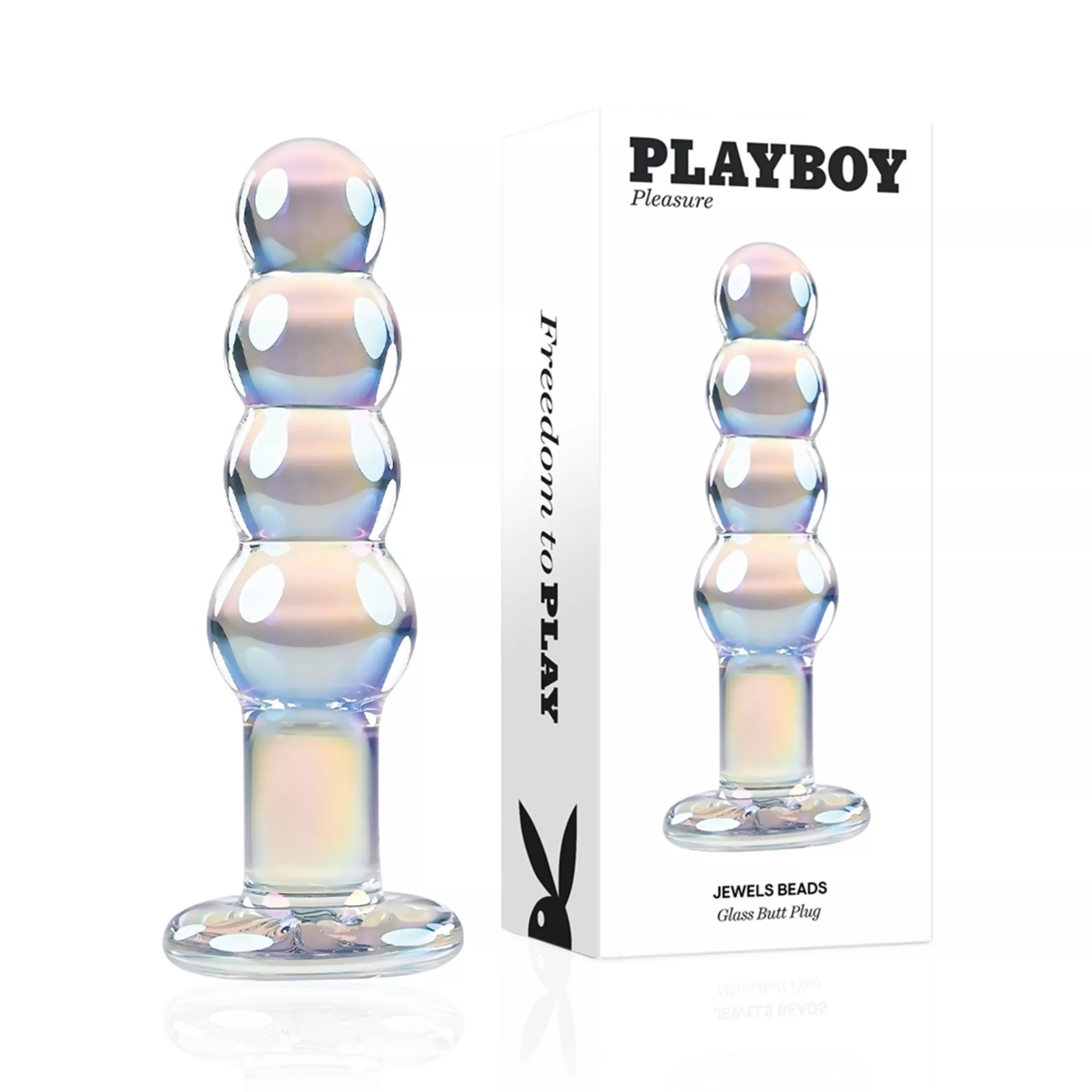 Playboy Pleasure Jewels Beads Glass Butt Plug at Spencer's