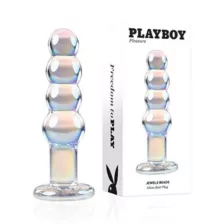 Playboy Pleasure Jewels Beads Glass Butt Plug at Spencer's
