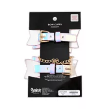 Iridescent Bow Handcuffs - Pleasure Bound at Spencer's