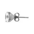 CZ Titanium Circle Stud Earrings at Spencer's
