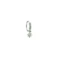 CZ Starburst Dangle Hoop Nose Ring - 20 Gauge at Spencer's