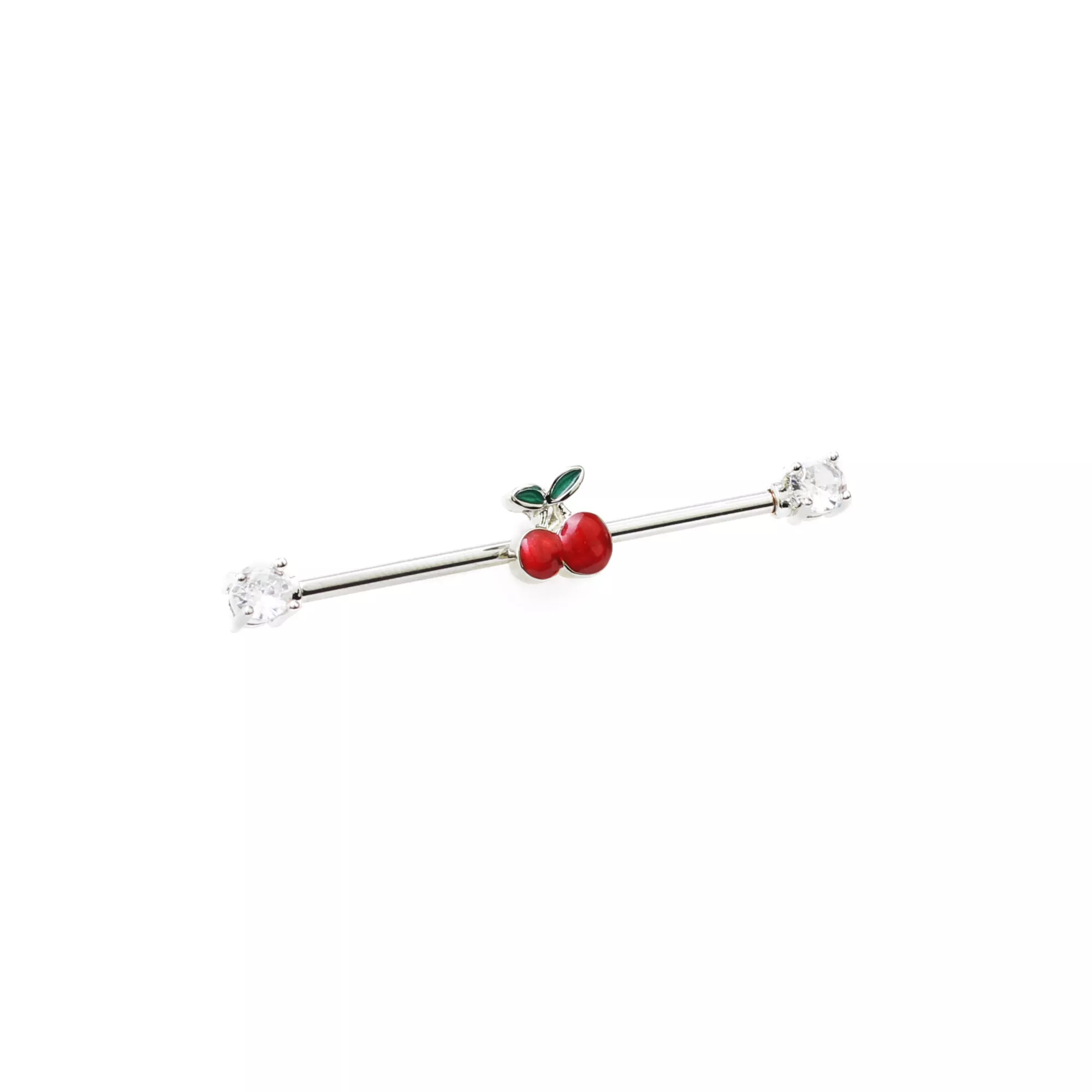 Cherry Cartilage Barbell - 14 Gauge at Spencer's