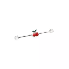 Cherry Cartilage Barbell - 14 Gauge at Spencer's