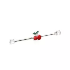 Cherry Cartilage Barbell - 14 Gauge at Spencer's