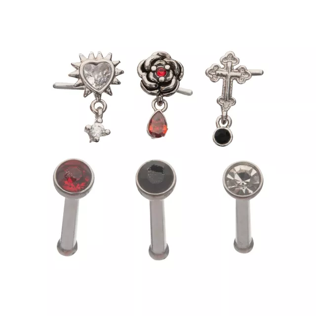 Multi-Pack Rose Nose Pins and Bends 6 Pack - 20 Gauge at Spencer's