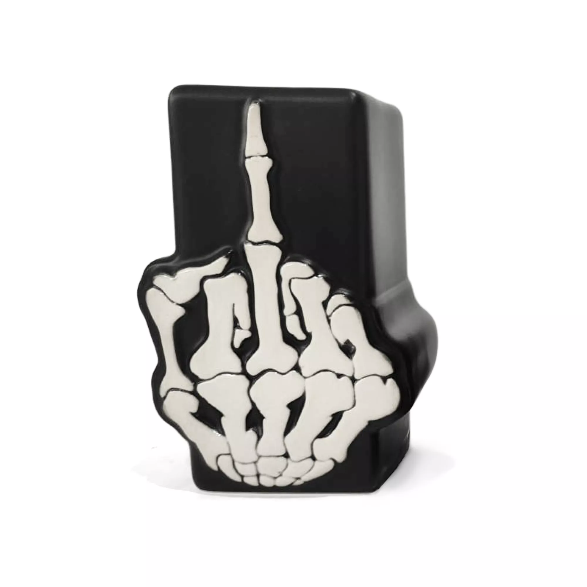 Skeleton Middle Finger Utensil Holder at Spencer's