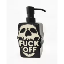 Fuck Off Skeleton Soap Dispenser at Spencer's
