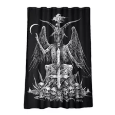 Baphomet Shower Curtain - Sawblade666 at Spencer's