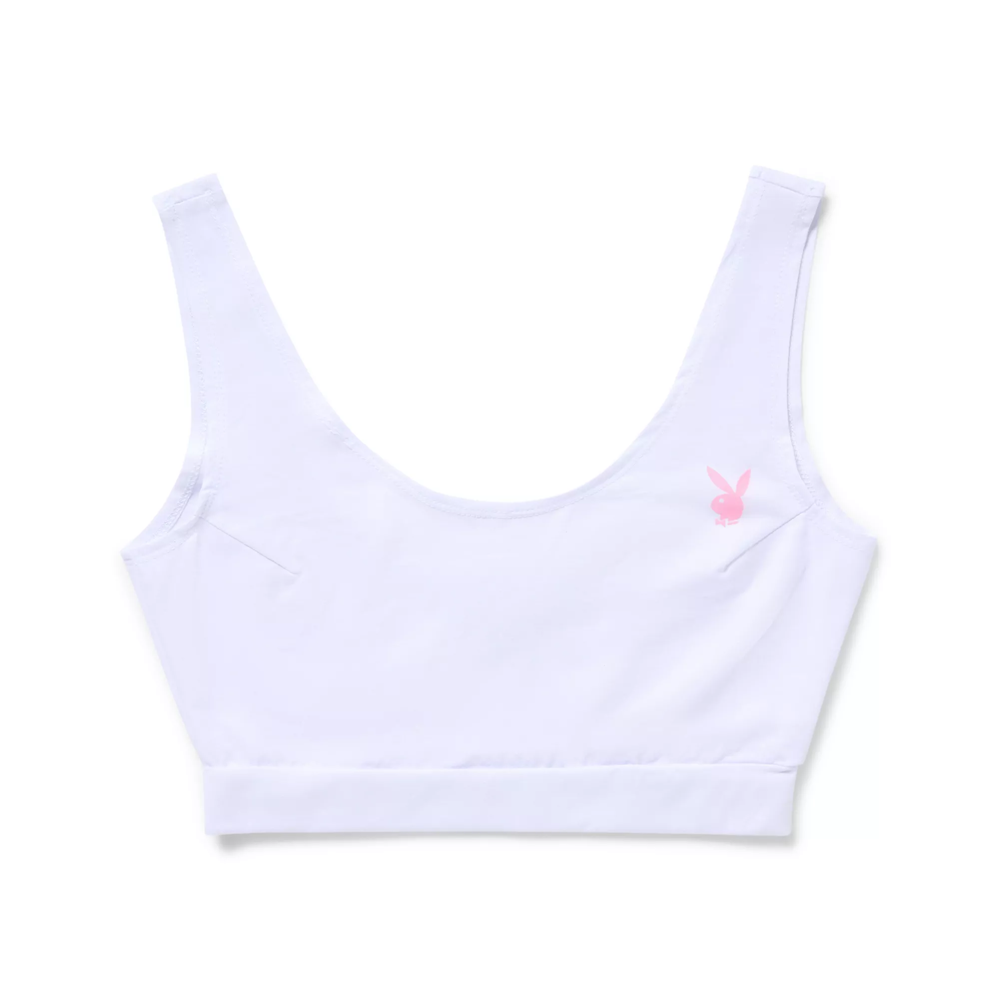 Playboy Bunny Pink and White Tank Top Shorts Set