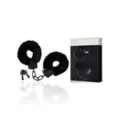 Black Furry Cuffs - Pleasure Bound at Spencer's