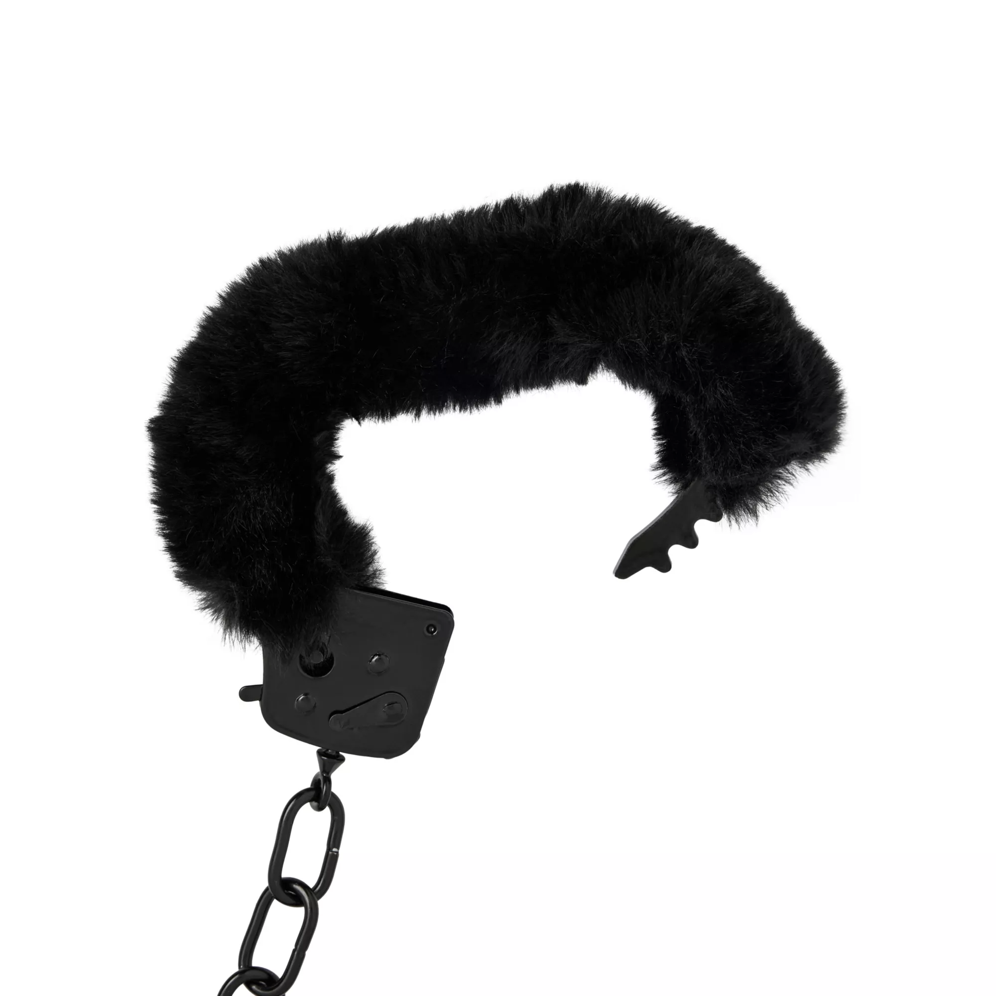 Black Furry Cuffs - Pleasure Bound at Spencer's