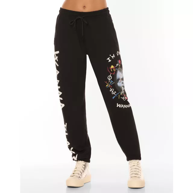 I'm Chucky Wanna Play Sequin Joggers at Spirit Halloween