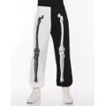 Black and White Skeleton Sweatpants at Spencer's