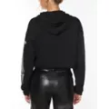 Rhinestone Skeleton Cropped Hoodie at Spencer's